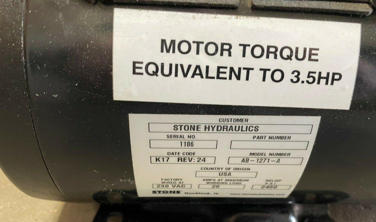 TR10-PU Grand Lift Power Unit for TR10 Surface 4 Post Above Ground Lift