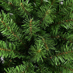 9 ft. Unlit PVC Slim Pencil Artificial Christmas Tree with Solid Metal Legs in Green
