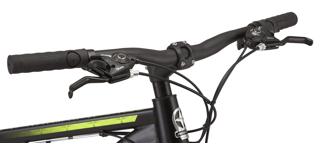 Schwinn Sidewinder Mountain Bike, 26-inch wheels, 21 speeds, black, mens style