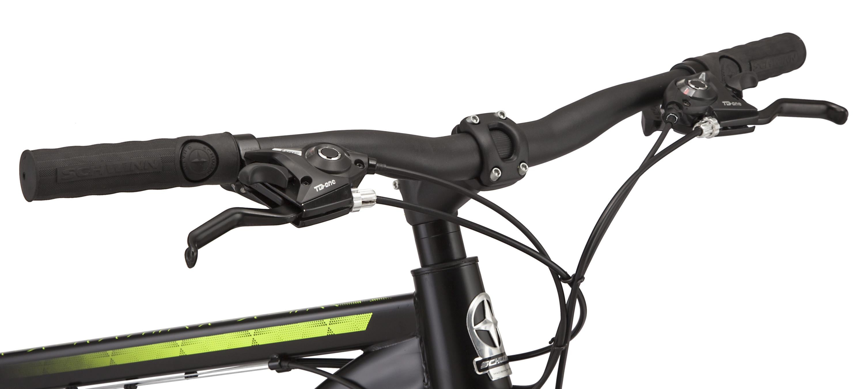 Schwinn Sidewinder Mountain Bike, 26-inch wheels, 21 speeds, black, mens style