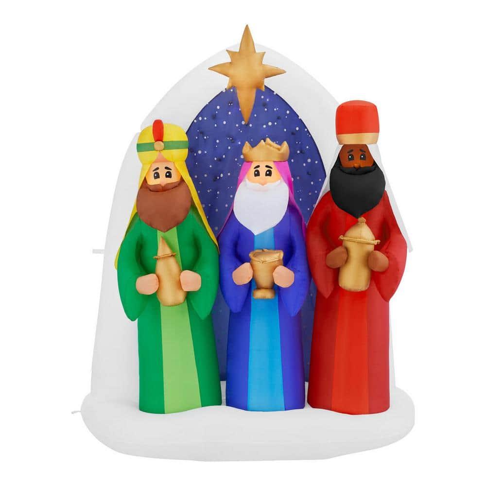 6.5 ft Three Kings Scene Holiday Inflatable