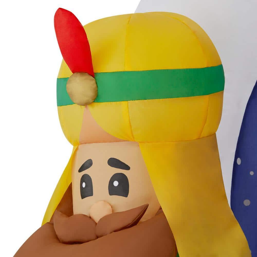 6.5 ft Three Kings Scene Holiday Inflatable