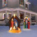 6.5 ft Three Kings Scene Holiday Inflatable