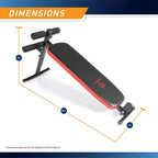 Marcy Utility Slant Board w/ Headrest 閳 Folding  with Adjustable Positions SB-4606