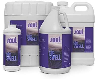 soul big swell, liquid fertilizer for hydroponics and soil, 2-5-3, 1 gallon