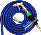 BCGT Garden Hoses Expandable Garden Hose, Expanding Flexible Water Hose with 6 Function Nozzle, 7.5m/15m/22m/30m (Color : with Watering can, Size : 22m)