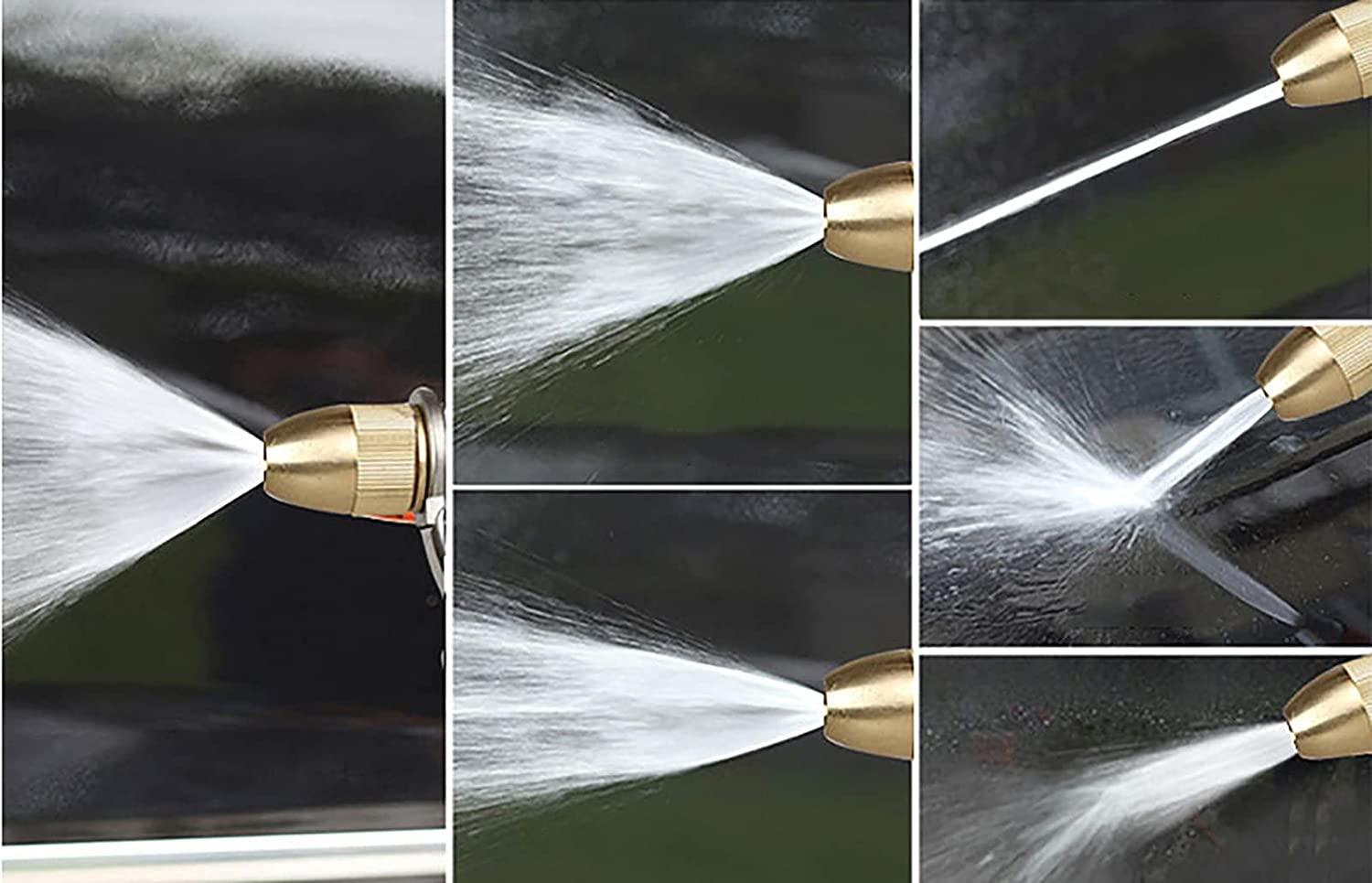 BCGT Garden Hoses Expandable Garden Hose, Expanding Flexible Water Hose with 6 Function Nozzle, 7.5m/15m/22m/30m (Color : with Watering can, Size : 22m)