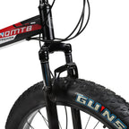 Gunsrose Fat tire Bicycle, Folding Fat tire Mountain Bike, 26 inches, Easy to Carry, Used for Outdoor Off-Road Adventure
