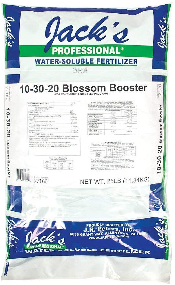 jr peters 77160 blossom booster 10-30-20 fertilizer, 25-pound