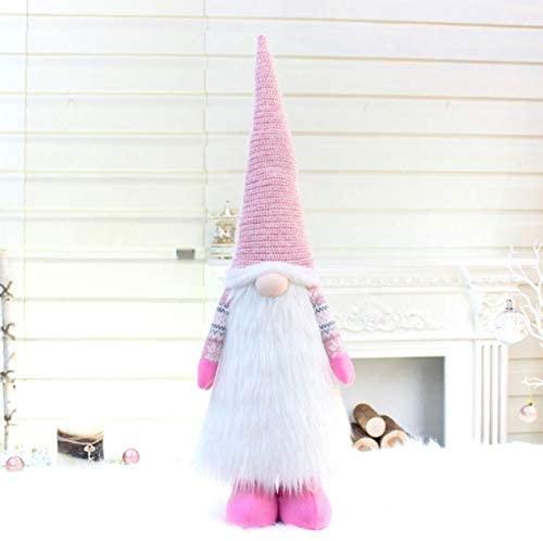 ZMDZA 2PS  Christmas Faceless Doll Decoration Retractable Standing Swedish Christmas Dwarf Doll