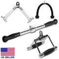 Fitness Maniac Tricep Rope Lat Pull Down Press Cable Attachment Home Gym Exercise Equipment Double D Pair