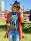 soft long pocket cardigan
