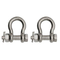 BoatTector  Steel Bolt-Type Anchor Shackle - 3/4", 2-Pack