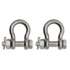 BoatTector  Steel Bolt-Type Anchor Shackle - 3/4", 2-Pack