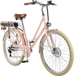 Retrospec Hybrid-Bicycles Retrospec Beaumont Rev City Electric Bike - Step Through - 20MPH Ebike with 36V/350W Motor &amp; 10.4Ah Battery - 7 Speed E Bike for Men &amp; Women