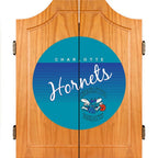 20.5 in. Charlotte Hornets Hardwood Classics NBA Wood Dart Cabinet Set