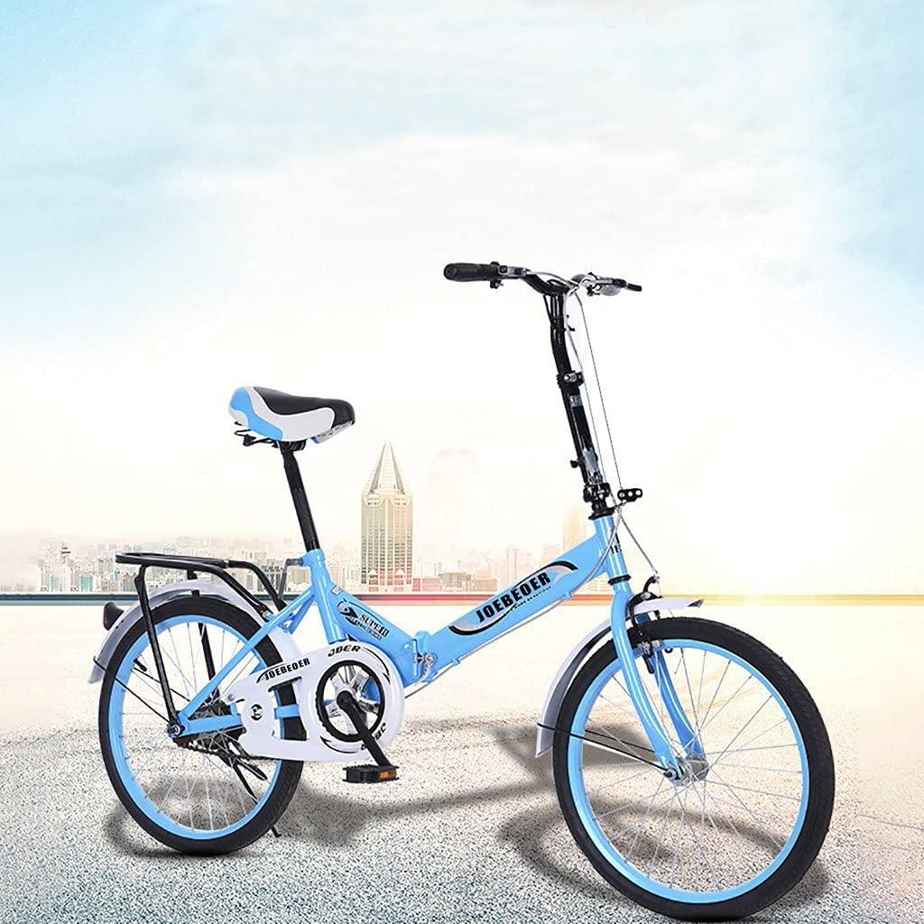 20in Folding Bike 7 Speed Ultra-Lightweight Mini Complete Cruiser Bikes for Adult &amp; Students, Portable Foldable Bicycle Adult Urban City Road Bikes, Beach Cruiser Bikes for Women &amp; Men, US Stock