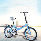 20in Folding Bike 7 Speed Ultra-Lightweight Mini Complete Cruiser Bikes for Adult &amp; Students, Portable Foldable Bicycle Adult Urban City Road Bikes, Beach Cruiser Bikes for Women &amp; Men, US Stock