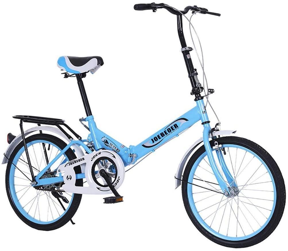 20in Folding Bike 7 Speed Ultra-Lightweight Mini Complete Cruiser Bikes for Adult &amp; Students, Portable Foldable Bicycle Adult Urban City Road Bikes, Beach Cruiser Bikes for Women &amp; Men, US Stock