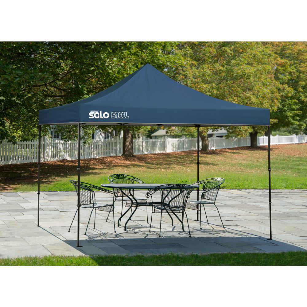 Solo100 10 ft. x 10 ft. Midnight Blue Straight Leg Canopy