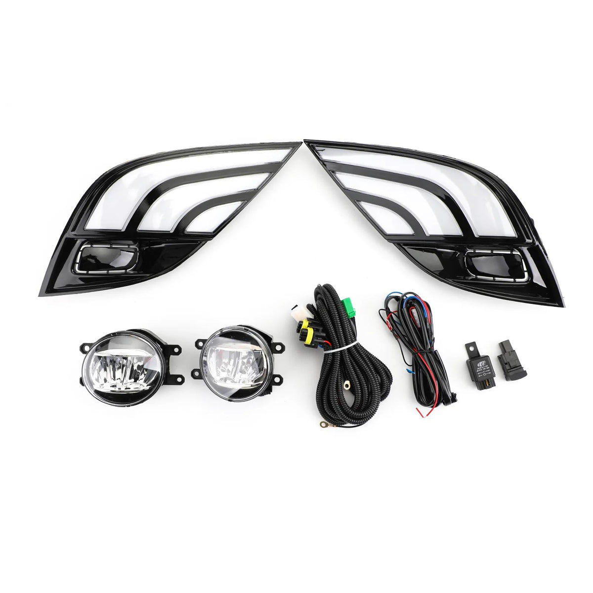 LED DRL Turn Signal Lamp Fog Light Wiring Refit For Toyota Camry SE XSE 18-19 Generic