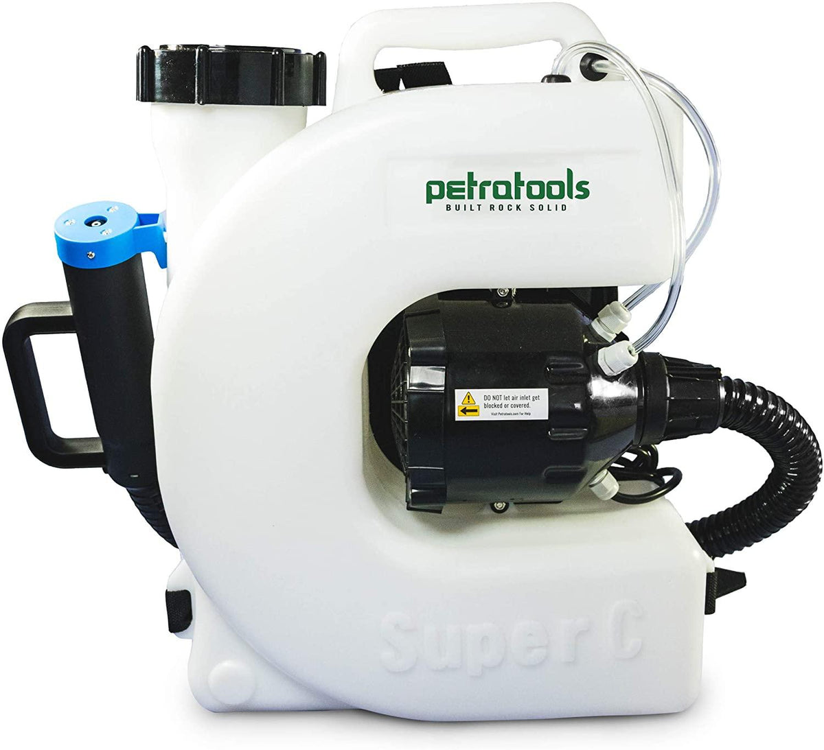 PetraTools Electric Disinfecting Fogger Machine Backpack Sprayer - 4 Gallon Mist Blower with Extended Commercial Hose for Sanitation Spraying - ULV500 Disinfection Fogger (Backpack Sprayer)