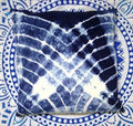 Indigo White Spred V Shape Pillow, Tie Dye Cushions, Decorative Cotton Throw, Shibori Pillow Cases, Outdoor Cushion Cover 16x16, Bohemian Pillow Shams (2) (50)