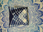 Indigo White Spred V Shape Pillow, Tie Dye Cushions, Decorative Cotton Throw, Shibori Pillow Cases, Outdoor Cushion Cover 16x16, Bohemian Pillow Shams (2) (50)