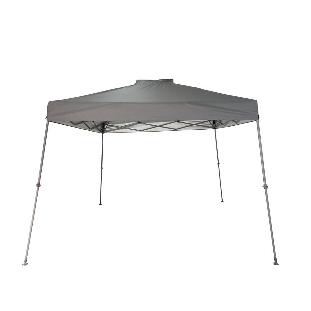 10 ft. x 10 ft. Grey Instant Canopy Pop Up Tent