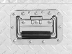 30 Inch Truck Bed Tool Box, Aluminum Heavy Duty Trailer Tool Box for Pickup Truck Bed RV, Toolbox StoraBox with Handle and Lock - Black