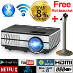 smart wifi proyector full hd projector 1080p blue tooth home theater youtube tv