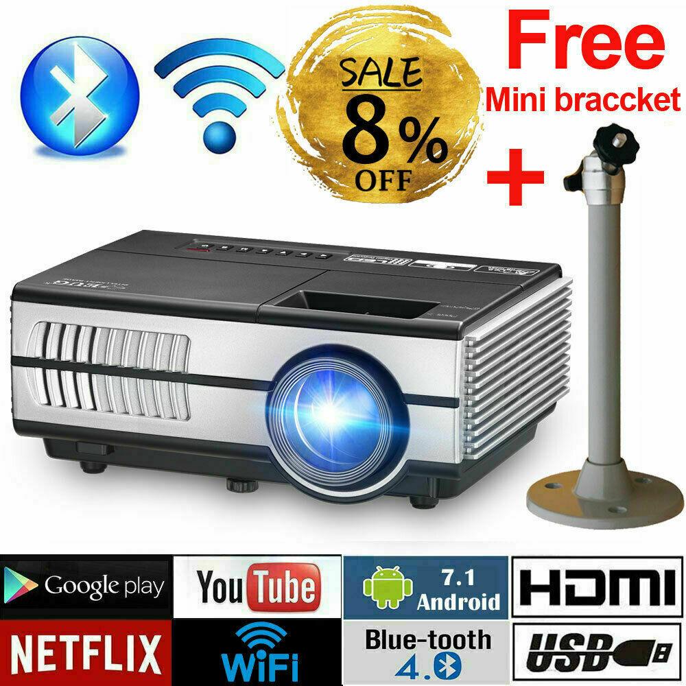 smart wifi proyector full hd projector 1080p blue tooth home theater youtube tv