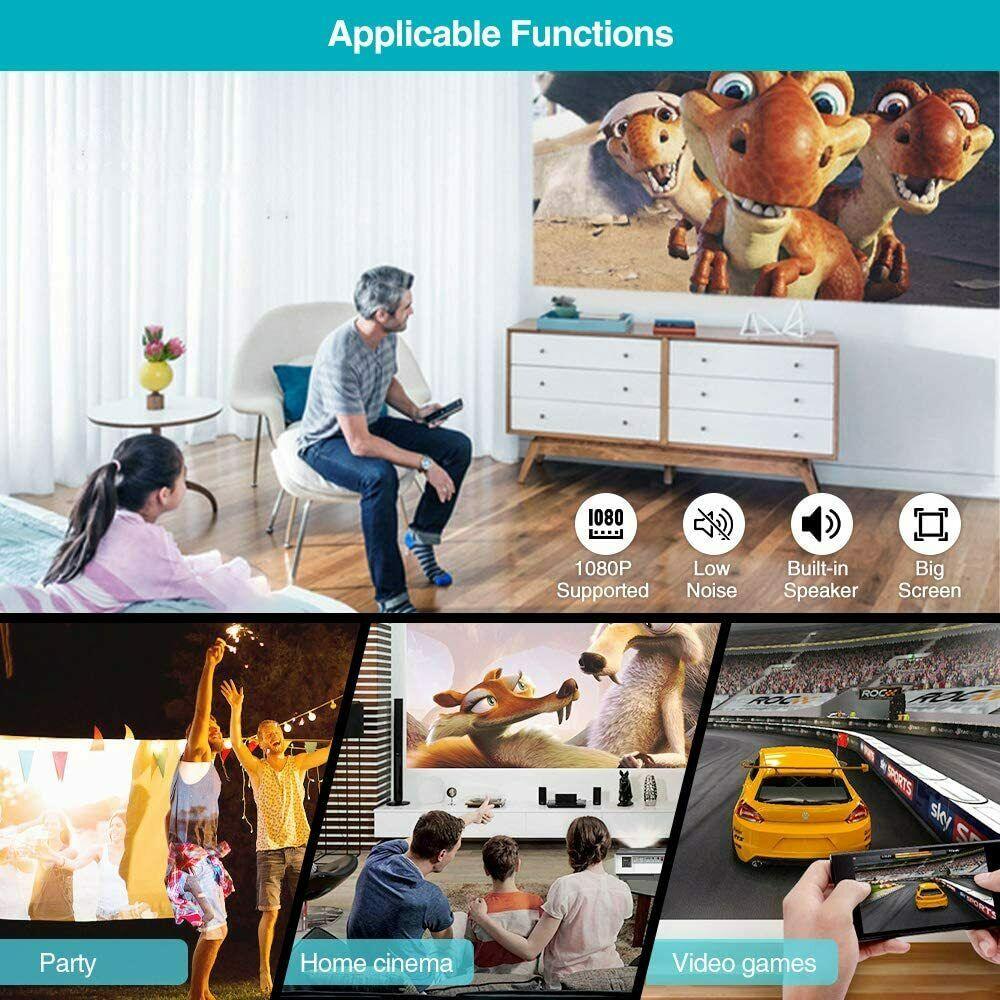 android wifi smart blue tooth full hd projector 1080p youtube movie proyector tv