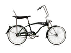 Micargi LOWRIDER F4 20" Lowrider Hi-Ten Steel Coaster Brake Single Speed One Piece Crank Alloy Rims 140H Color: Black