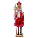 Kurt Adler D3904 32 in. Plastic King Nutcracker, Red &amp; Gold