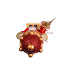 Kurt Adler D3904 32 in. Plastic King Nutcracker, Red &amp; Gold