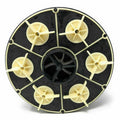 for paramount 004-302-4408-00 6 port module with valve shell oring, black