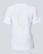 leopard letter&amp;heart print short sleeve t-shirt
