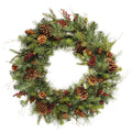 Vickerman 30" Cibola Mixed Berry Artificial Christmas Wreath Unlit - Faux Mixed Berry Christmas Wreath - Indoor Seasonal Home Decor