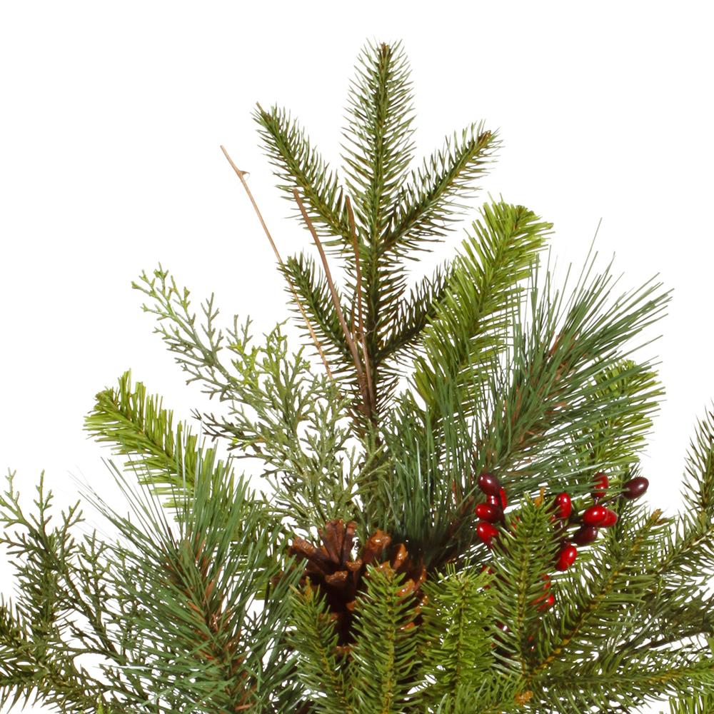 Vickerman 30" Cibola Mixed Berry Artificial Christmas Wreath Unlit - Faux Mixed Berry Christmas Wreath - Indoor Seasonal Home Decor