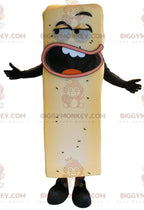Giant Yellow Fries BIGGYMONKEYMascot Costume. Yellow BIGGYMONKEYMascot Costume