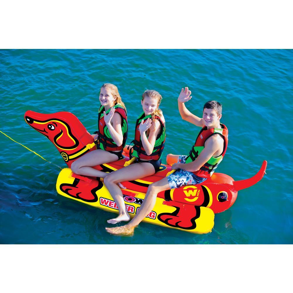 Weiner Dog Towable for 1-Rider to 2-Riders