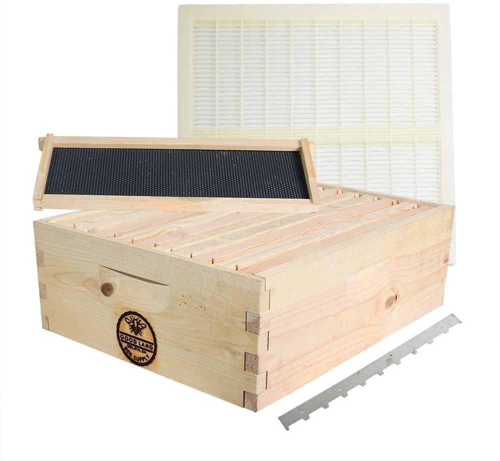goodland bee supply gl-1sk-tk3p beekeeping beehive super kit