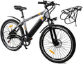 SDU 26" Electric Mountain Bike for Adults SDREAM T350, 48V/10.4Ah Removable Hidden Battery, 350W Brushless Motor, LED Display with Cruise, Front Suspension Ebike for Mountain Trail and Commuting