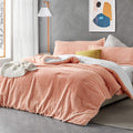 Byourbed Fuzzy Peach - Coma Inducer? Twin XL Comforter - Peachy Pink