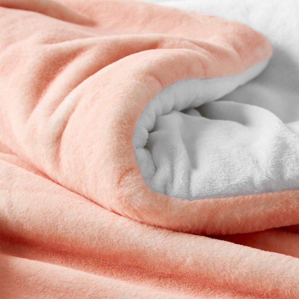 Byourbed Fuzzy Peach - Coma Inducer? Twin XL Comforter - Peachy Pink