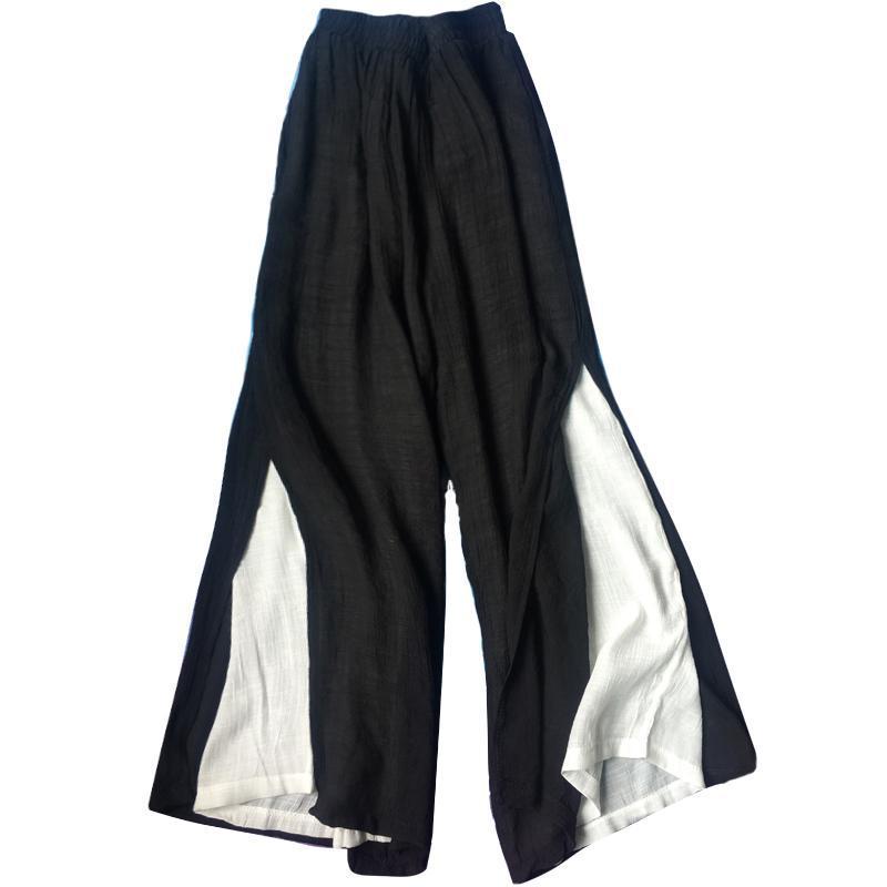 women's summer double-layer wide-leg loose casual pants