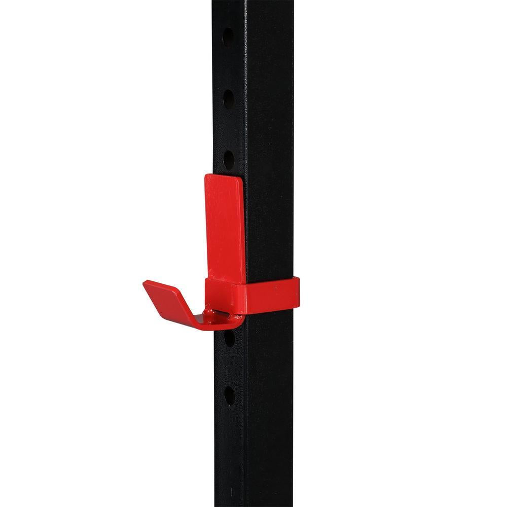 MINOCOOL High Pull-Up Horizontal Bar With Barbell Rack Fitness Rack Black