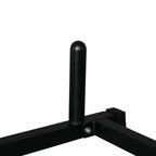 MINOCOOL High Pull-Up Horizontal Bar With Barbell Rack Fitness Rack Black