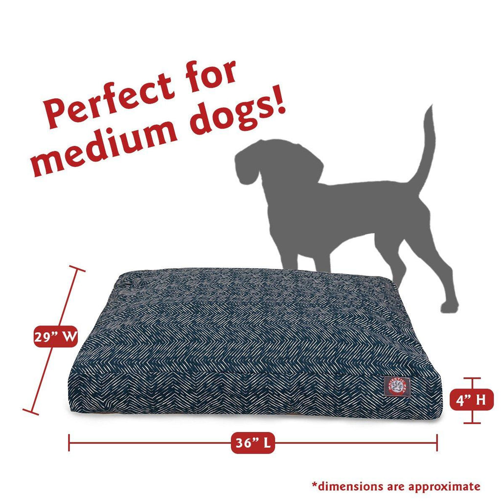 Majestic Pet Teal Native Rectangle Indoor Outdoor Pet Dog Bed with Removable Washable Cover Products
